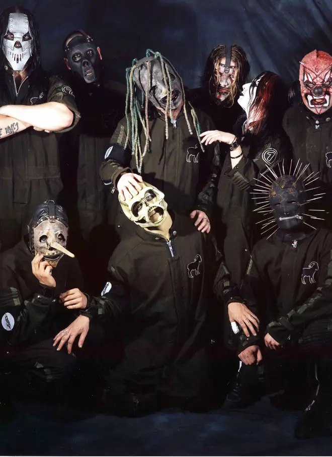 The band are known for wearing masks