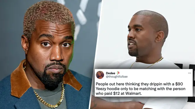 Kanye West roasted by fans over $90 Yeezy Gap hoodie