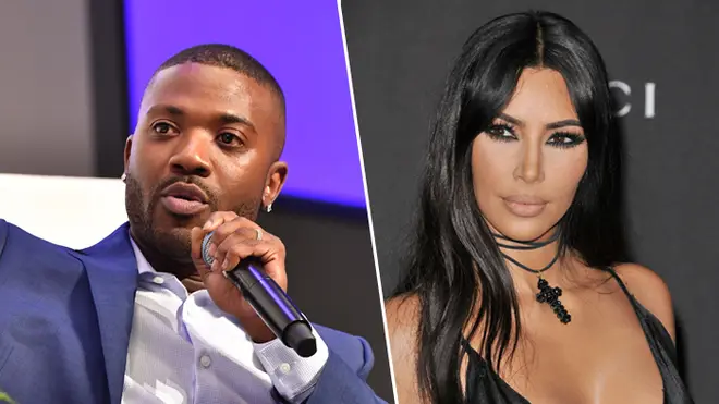 Ray J and Kim Kardashian