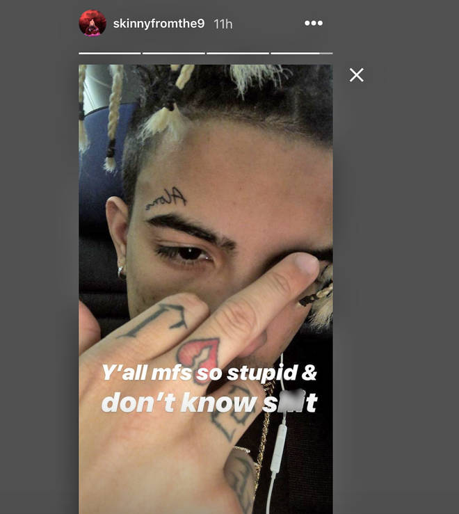 6ix9ine's friend Skinnyfromthe9 responded after fans accused him of being a 'snitch'