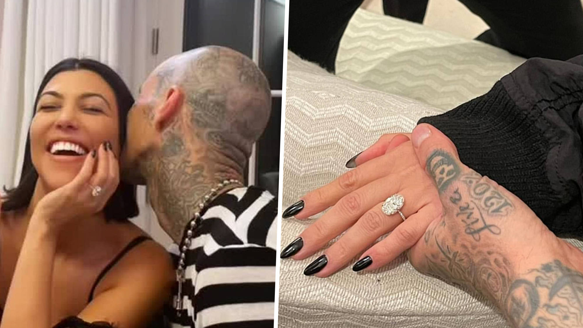 Kourtney Kardashian&#39;s diamond engagement ring from Travis Barker: Price,...  - Capital XTRA