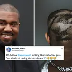 Kanye West fans go wild after rapper debuts new haircut
