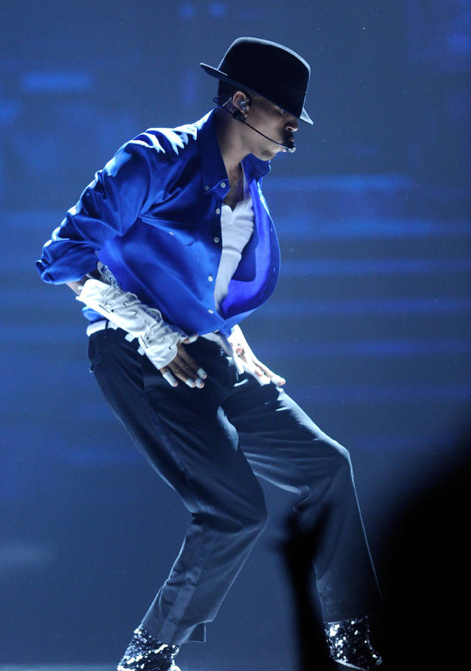 Chris Brown performed a Michael Jackson tribute onstage at the 2010 BET Awards.