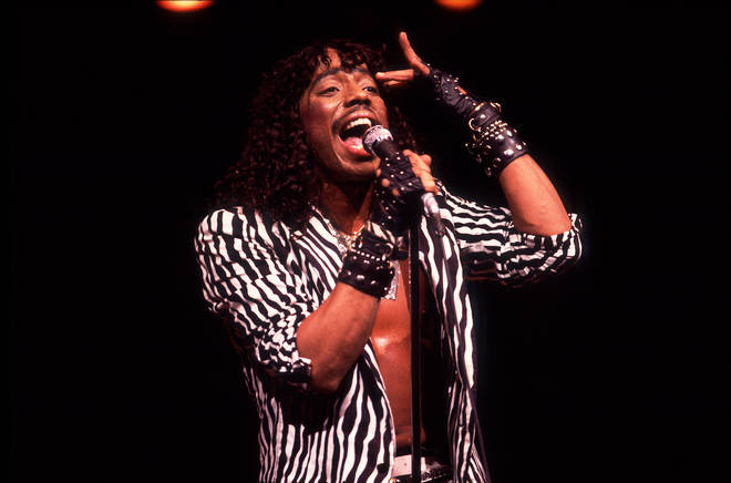 Rick James - American singer-songwriter, multi-instrumentalist and record producer.