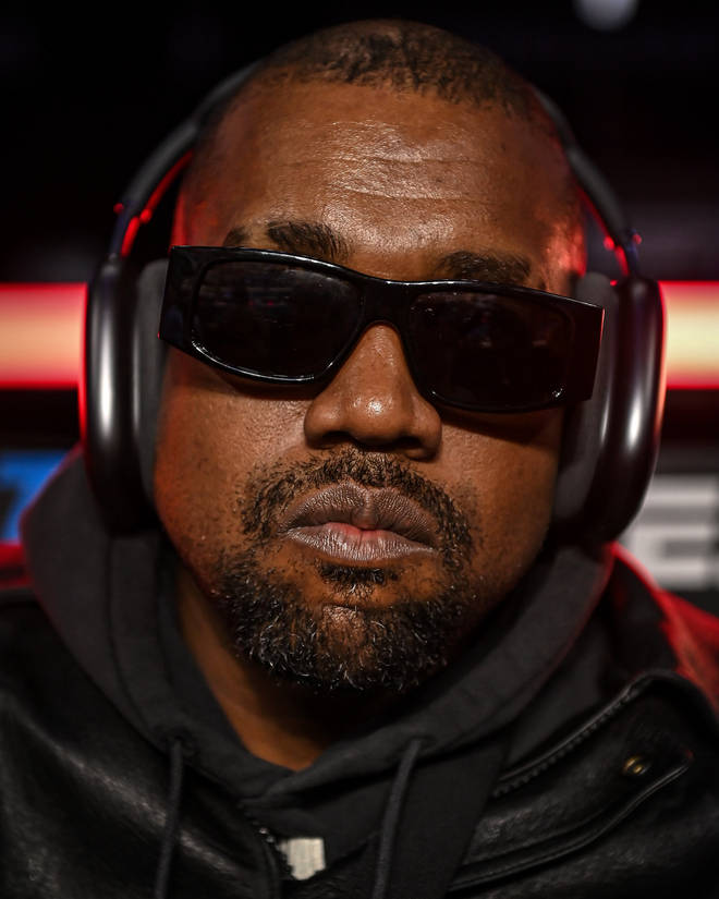 Kanye West was spotted at the State Farm Arena on October 23, 2021 in Atlanta, Georgia.