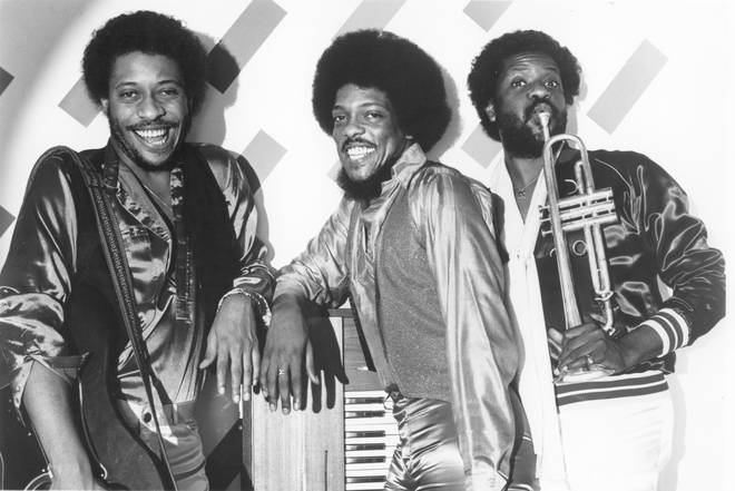 (L-R) Robert Wilson, Charlie Wilson and Ronnie Wilson of the funk group "Gap Band"