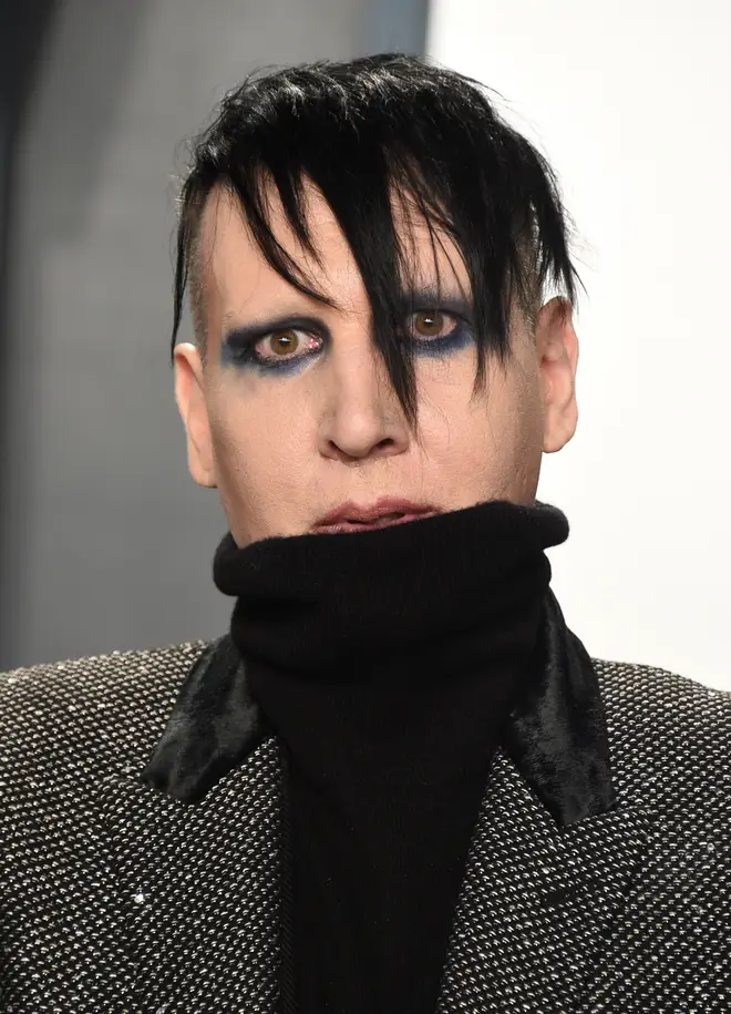 Marilyn Manson attends the 2020 Vanity Fair Oscar Party