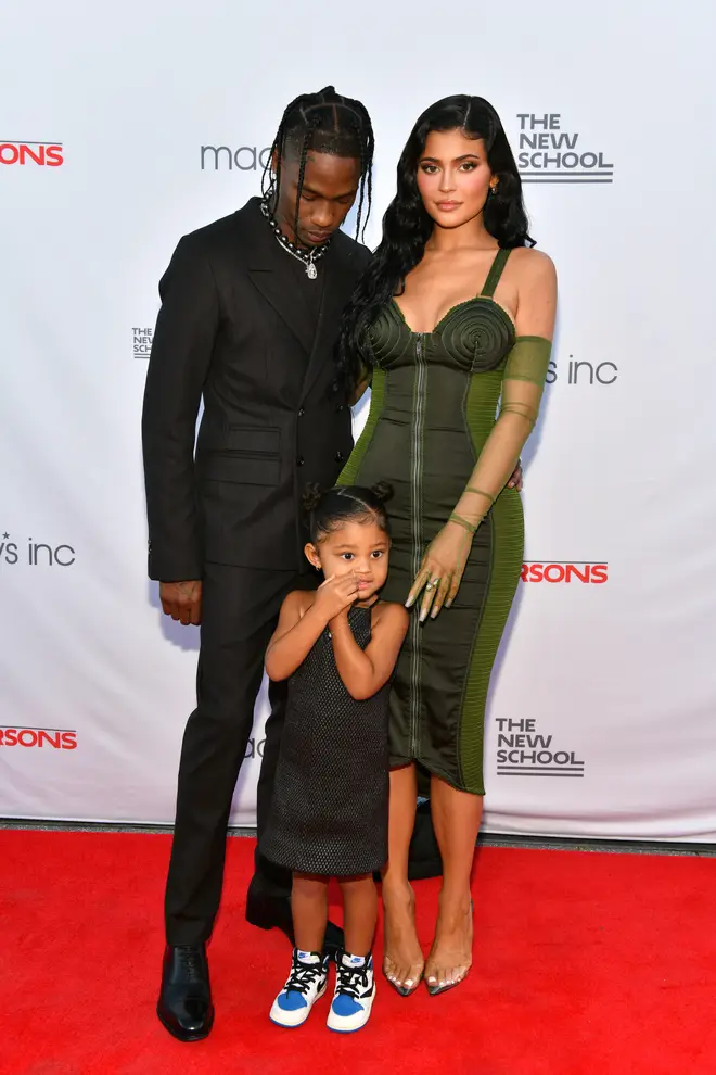 Travis Scott and Kylie Jenner welcomed their daughter, Stormi, in February 2018.