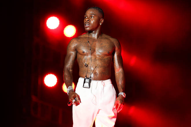 DaBaby performing at Rolling Loud Miami 2021