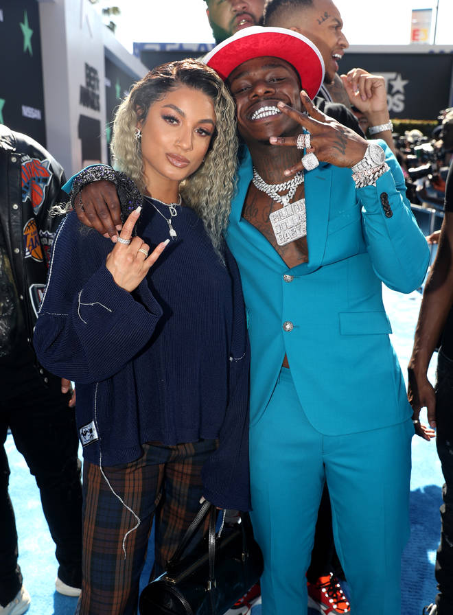 DaBaby and DaniLeigh at the BET Awards 2019