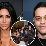 Kim Kardashian and Pete Davidson pictured together in matching outfits