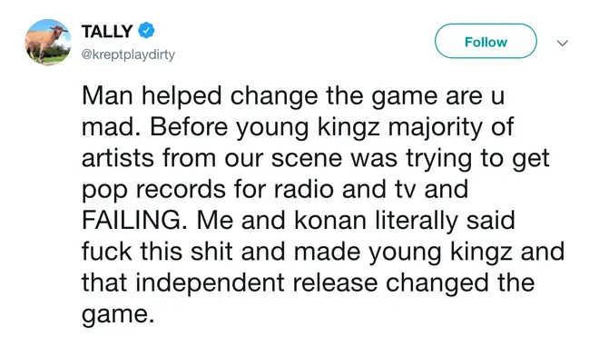 Krept recently took to Twitter and sent a number of tweets about how he changed the game with Konan