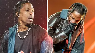 Travis Scott spotted with Mark Wahlberg in first public outing since Astroworld tragedy