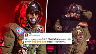 Chris Brown performs in UK for the first time in over a decade at Wizkid concert