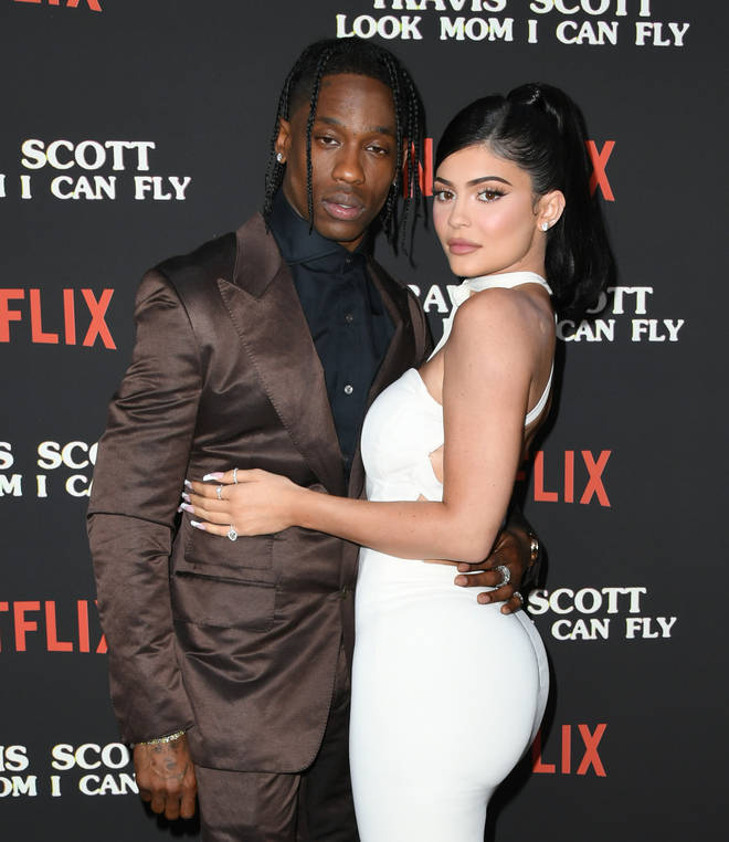 Travis Scott and Kylie Jenner at the premiere of Netflix&squot;s "Travis Scott: Look Mom I Can Fly" - Arrivals