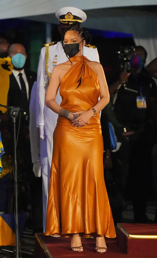 Rihanna attends the Presidential Inauguration Ceremony