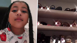 North West, 8, wows fans with her expensive handbag collection in TikTok video