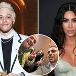 Pete Davidson spotted leaving Kim Kardashian's hotel after 'staying the night'