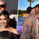 Kourtney Kardashian 'covered with tattoos' inspired by Travis Barker in new photo