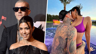 Kourtney Kardashian 'covered with tattoos' inspired by Travis Barker in new photo