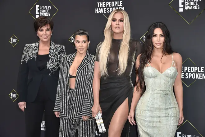Kris Jenner, Kourtney Kardashian, Khloe Kardashian and Kim Kardashian attend the 2019 E! People's Choice Awards