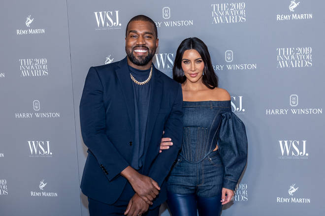 Kanye West and Kim Kardashian at the WSJ Mag 2019 Innovator Awards