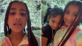 North West & Chicago West rap along to Eminem's 'The Real Slim Shady'