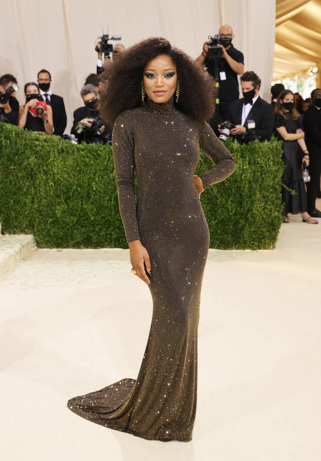 Keke Palmer attending the 2021 Met Gala Celebrating In America: A Lexicon Of Fashion