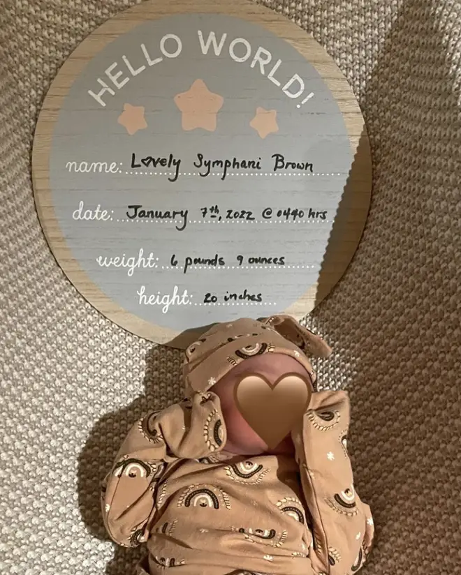 Diamond Brown reveals on her IG she gave birth