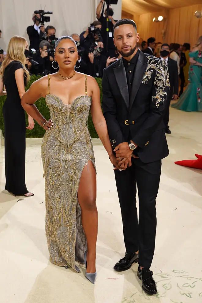 Ayesha Curry and Steph Curry 2021 at the Costume Institute Benefit - In America: A Lexicon of Fashion