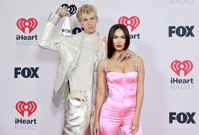 Machine Gun Kelly and Megan Fox at the 2021 iHeartRadio Music Awards
