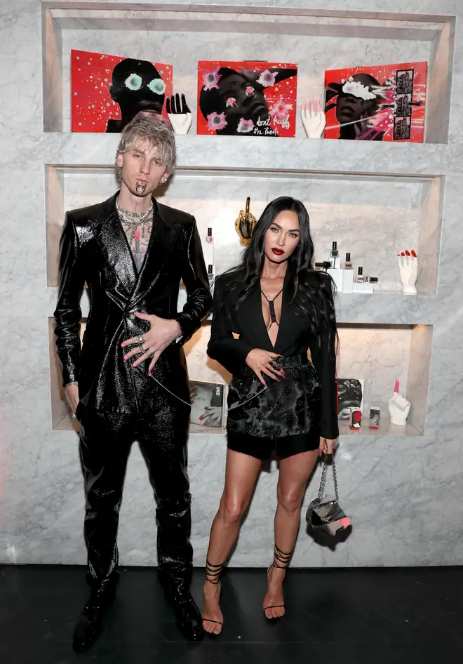 Machine Gun Kelly and Megan Fox at Machine Gun Kelly's UN/DN LAQR Launch Event