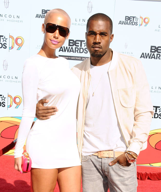 Amber Rose and Kanye West at the 2009 BET Awards
