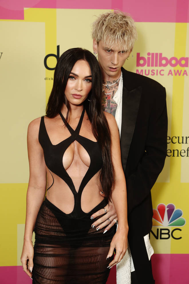 Megan Fox and Machine Gun Kelly at the 2021 Billboard Music Awards