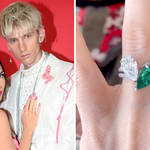 Machine Gun Kelly reveals Megan Fox's $340K engagement ring has thorns in the band