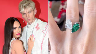 Machine Gun Kelly reveals Megan Fox's $340K engagement ring has thorns in the band