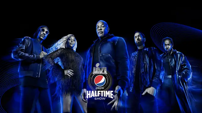 Snoop Dogg, Mary J. Blige, Dr. Dre, Eminem and Kendrick Lamar will headline the halftime show.