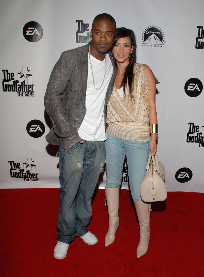 Ray J and Kim Kardashian at the "The Godfather - The Game" Launch Party
