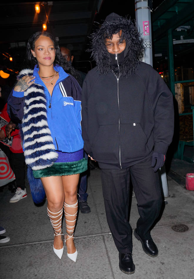 Rihanna and A$AP Rocky spotted In New York City - January 28, 2022