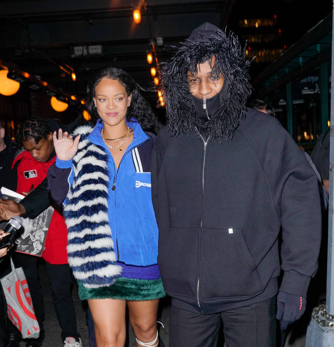 Rihanna and A$AP Rocky were spotted leaving Pastis Restaurant in New York City on Friday (Jan 28) – the same day Rihanna revealed her baby bump.