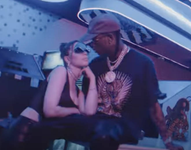 Travis Scott has actress Julia Fox star as the female lead in his music video for 'Jackboys'