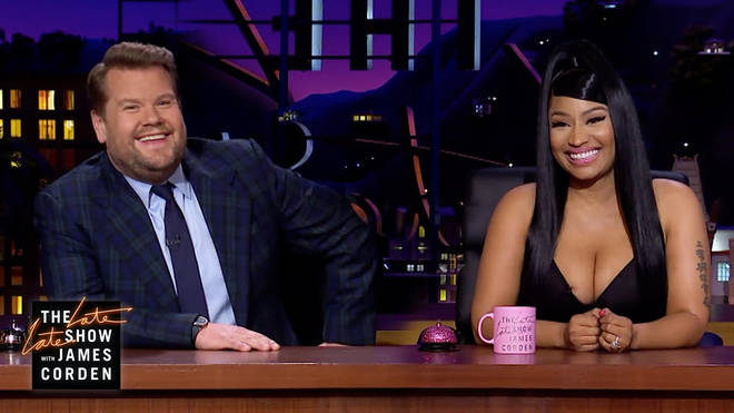 Nicki Minaj talks all things music, motherhood and Adele on The Late Late Show with James Corden