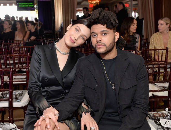 The Weeknd and Bella Hadid at the Daily Front Row "Fashion Los Angeles Awards" 2016 - Inside