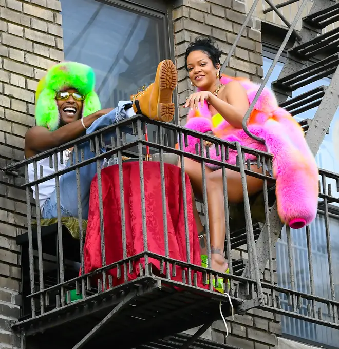 Rihanna and A$AP Rocky spotted in New York City on July 11, 2021
