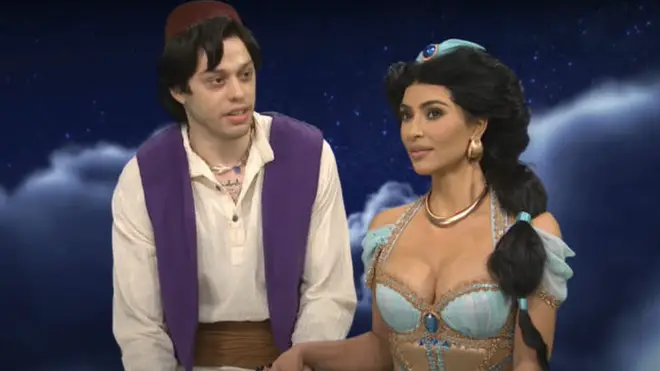 Pete Davidson and Kim Kardashian first met when she was the host of Saturday Night Live in October 2021