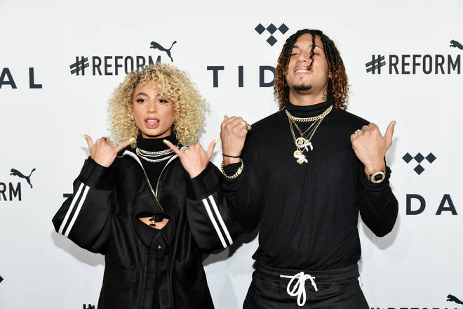DaniLeigh and her brother Brandon Bills pictured together at the 4th annual TIDAL X event in 2018.