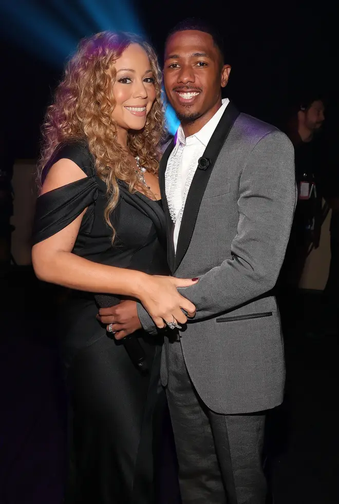 Mariah Carey and TeenNick Chairman and HALO Awards host Nick Cannon attend Nickelodeon's 2012 TeenNick HALO Awards at Hollywood Palladium on November 17, 2012 in Hollywood, California