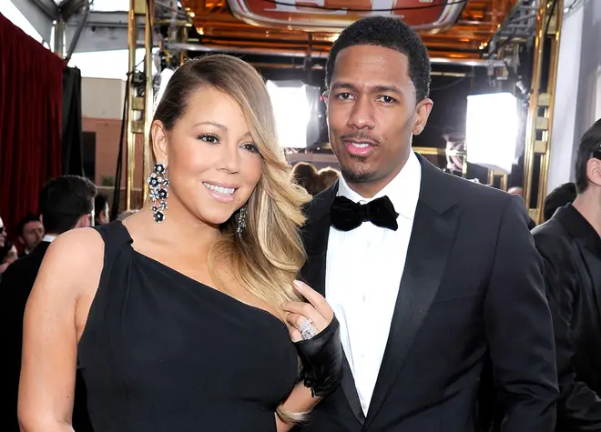 Mariah Carey and TV personality Nick Cannon attend the 20th Annual Screen Actors Guild Awards at The Shrine Auditorium on January 18, 2014 in Los Angeles, California