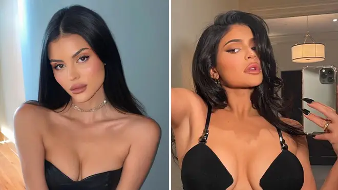 Holly Scarfone (L) has been branded a "Kylie Jenner lookalike" as fans spot major resemblance