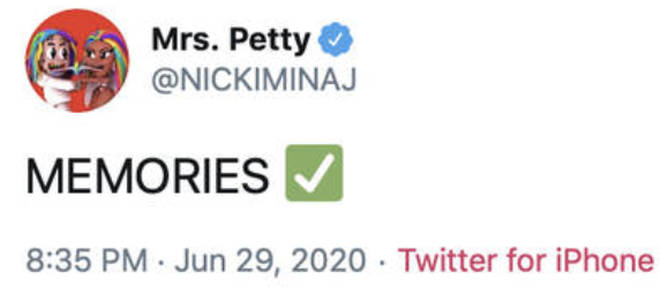 Nicki Minaj teases potential album title
